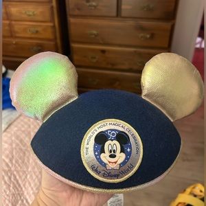 Disney 50th Anniversary Mickey Mouse ear hat NWT